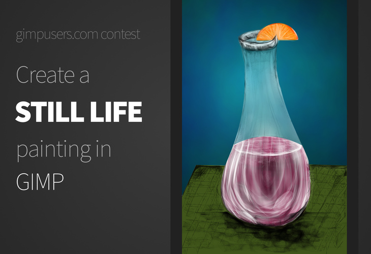 Create a still life painting in GIMP!