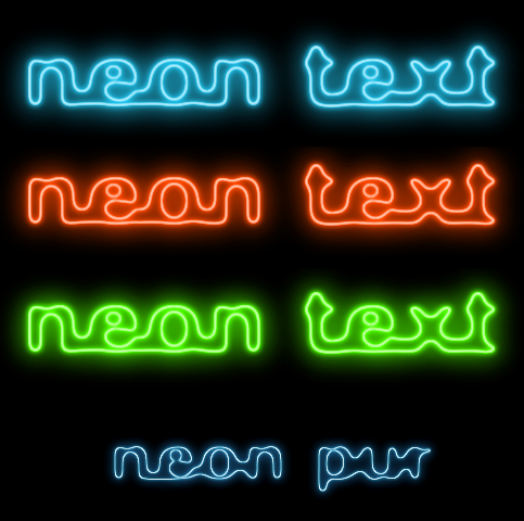 neon picture tutorial